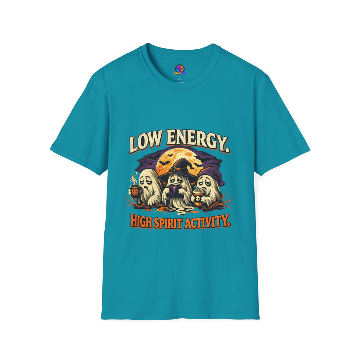 Halloween Low Energy High Spirit Unisex Softstyle T-Shirt