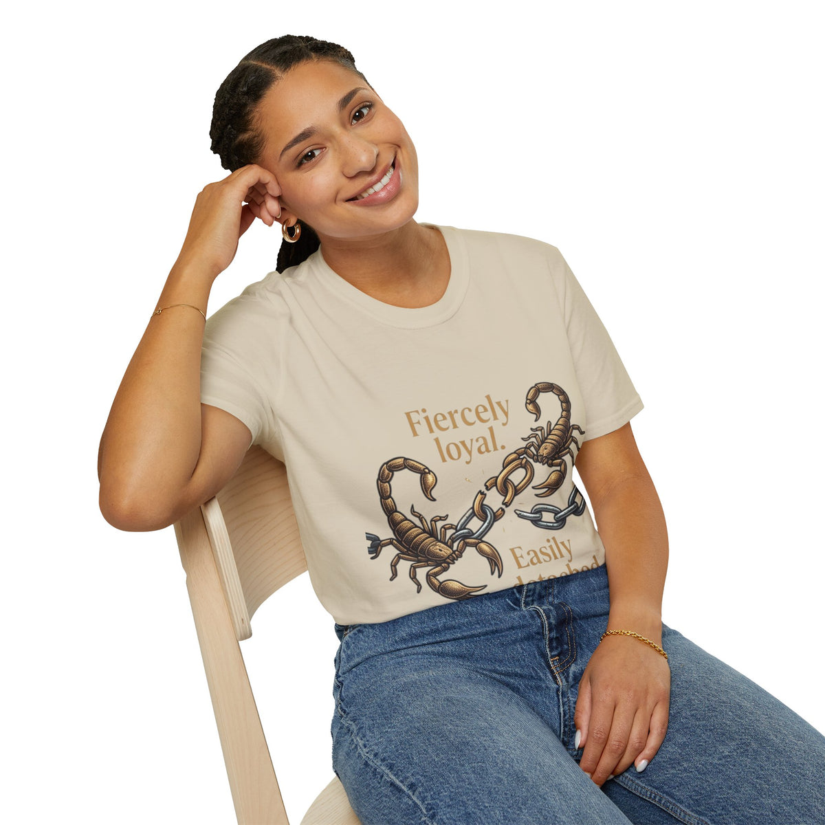 Scorpio T-Shirt — Fiercely Loyal, Easily Detached Zodiac Tee