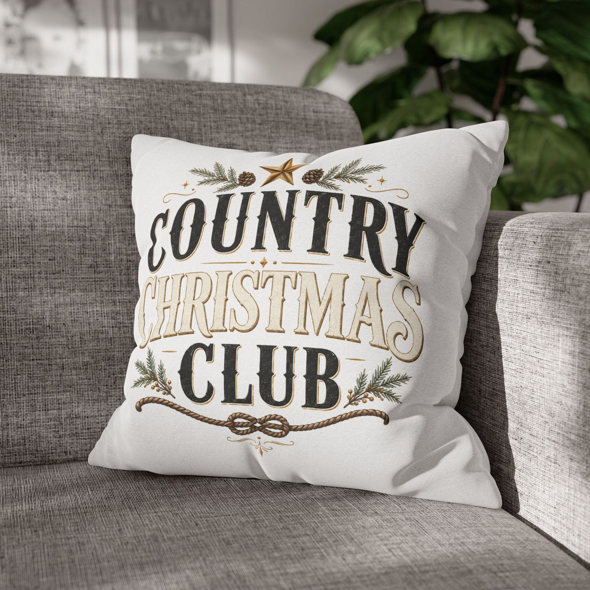 Christmas Country Christmas Club Pillowcase