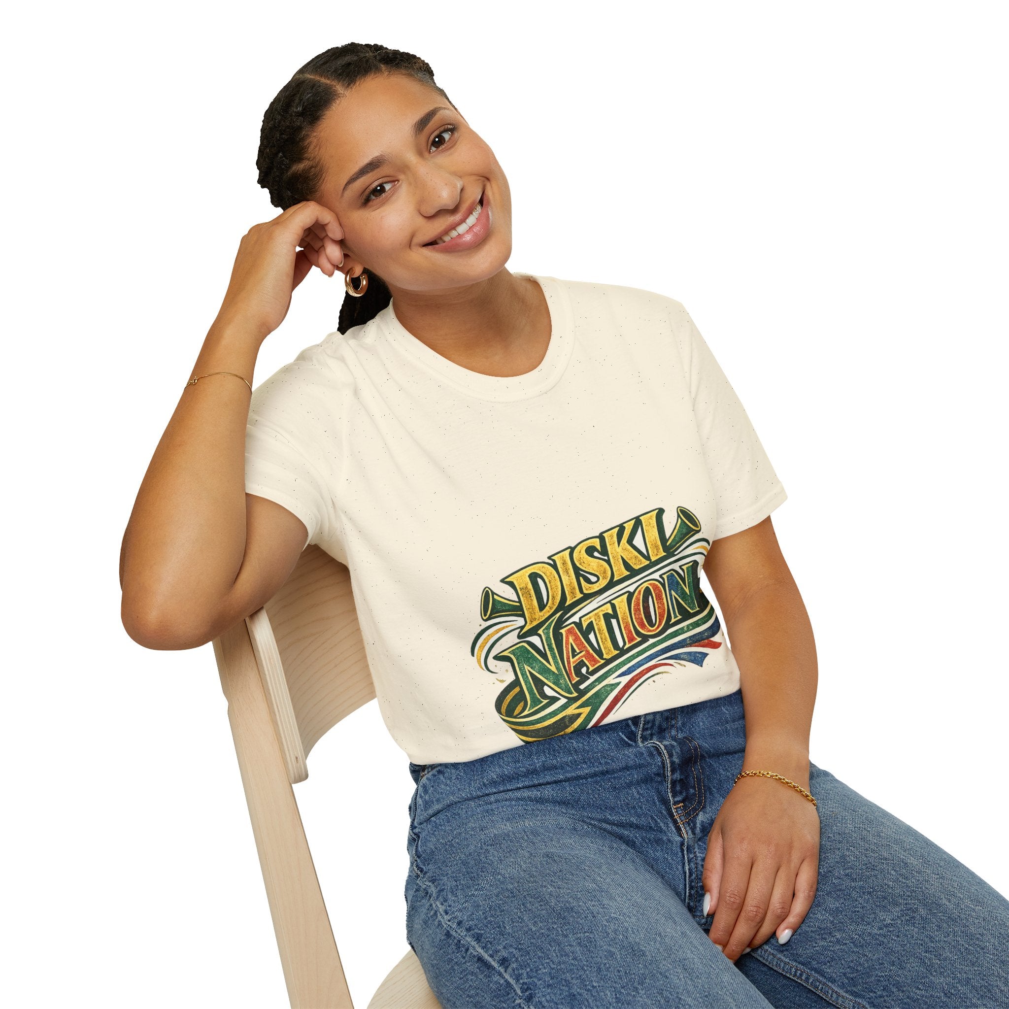 South Africa Diski Nation T-Shirt — Retro Reggae Graphic Tee