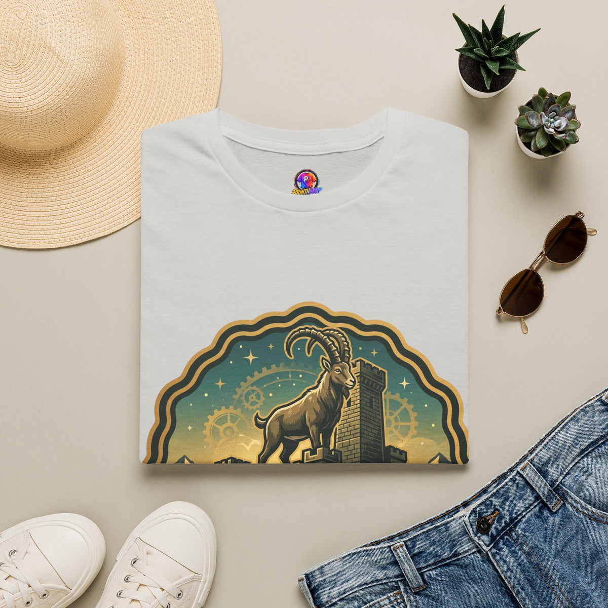 Capricorn Energy T-Shirt — "Silent Moves, Loud Results" Zodiac Tee