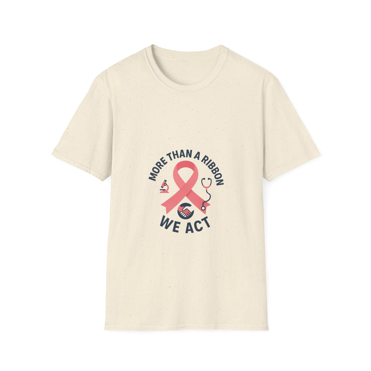 Breast Cancer Awareness T-Shirt — "More Than a Ribbon, We Act" Pink Ribbon Tee - Trending Now - October 2026
