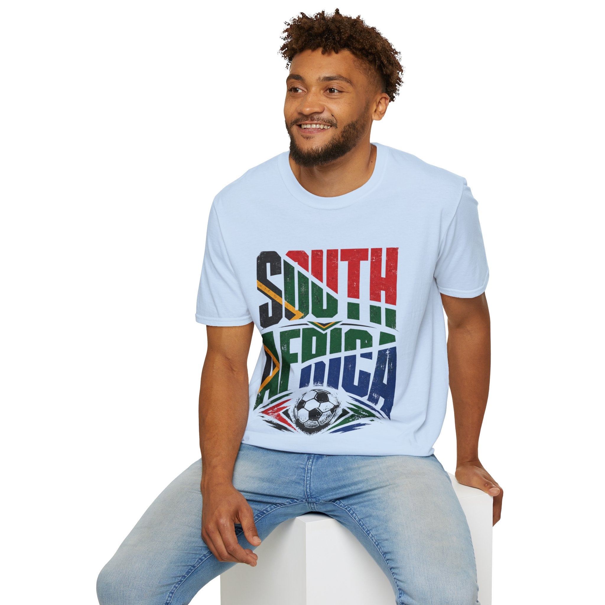 South Africa Soccer T-Shirt — Vintage Flag Football Fan Tee