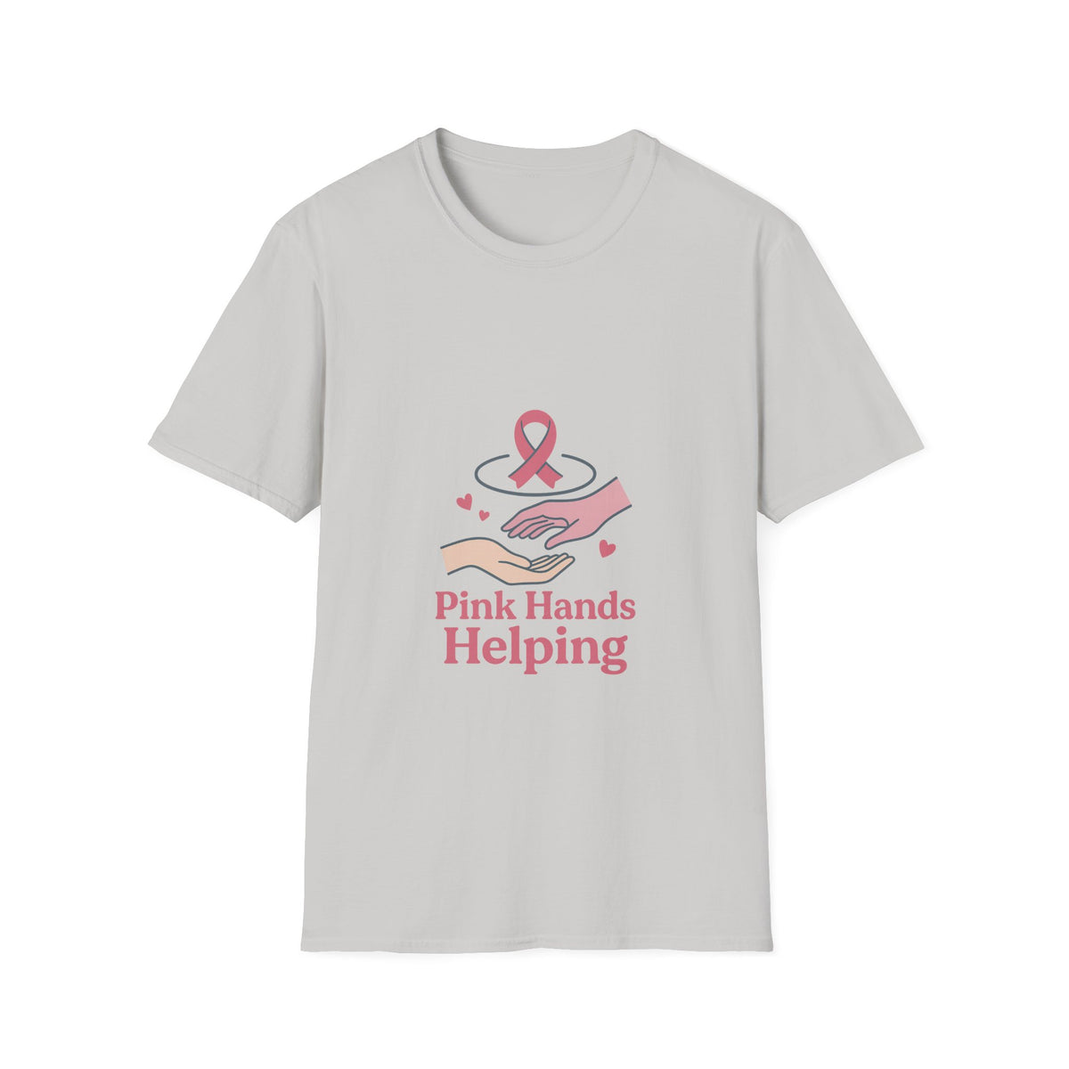 Breast Cancer Support T-Shirt — Pink Hands Helping Tee - Trending Now - October 2026