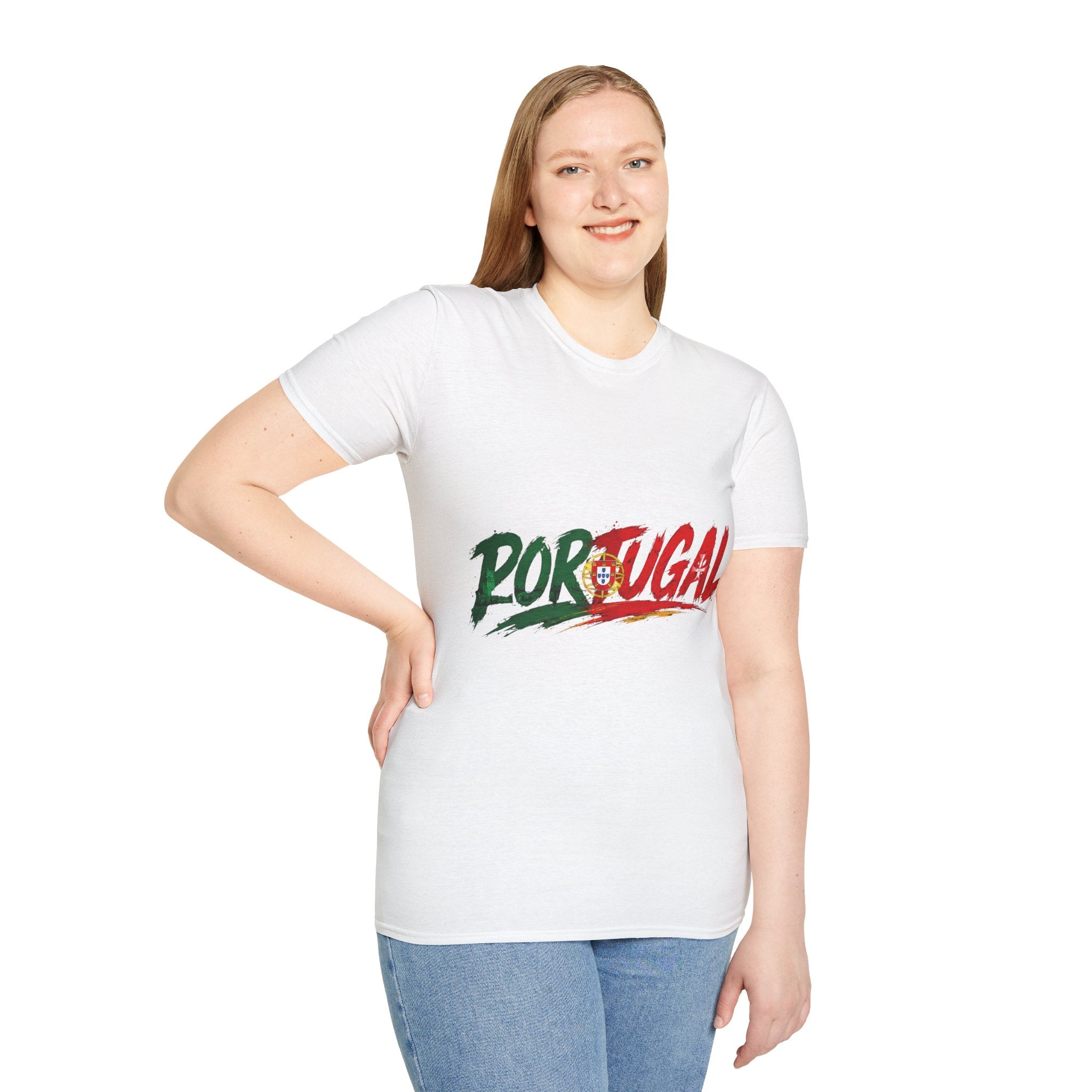 Portugal Flag Script T-Shirt — Portuguese Pride Tee