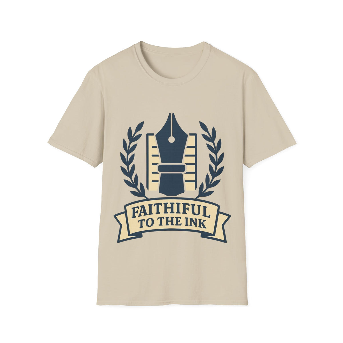 "Faithful To The Ink" Vintage Fountain Pen Tee | Retro Author Writer T-Shirt - Trending Now - September 2026