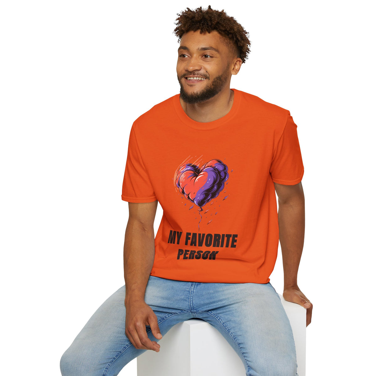 Heart Graphic T-Shirt — "My Favorite Person" Casual Tee - Trending Now - August 2026