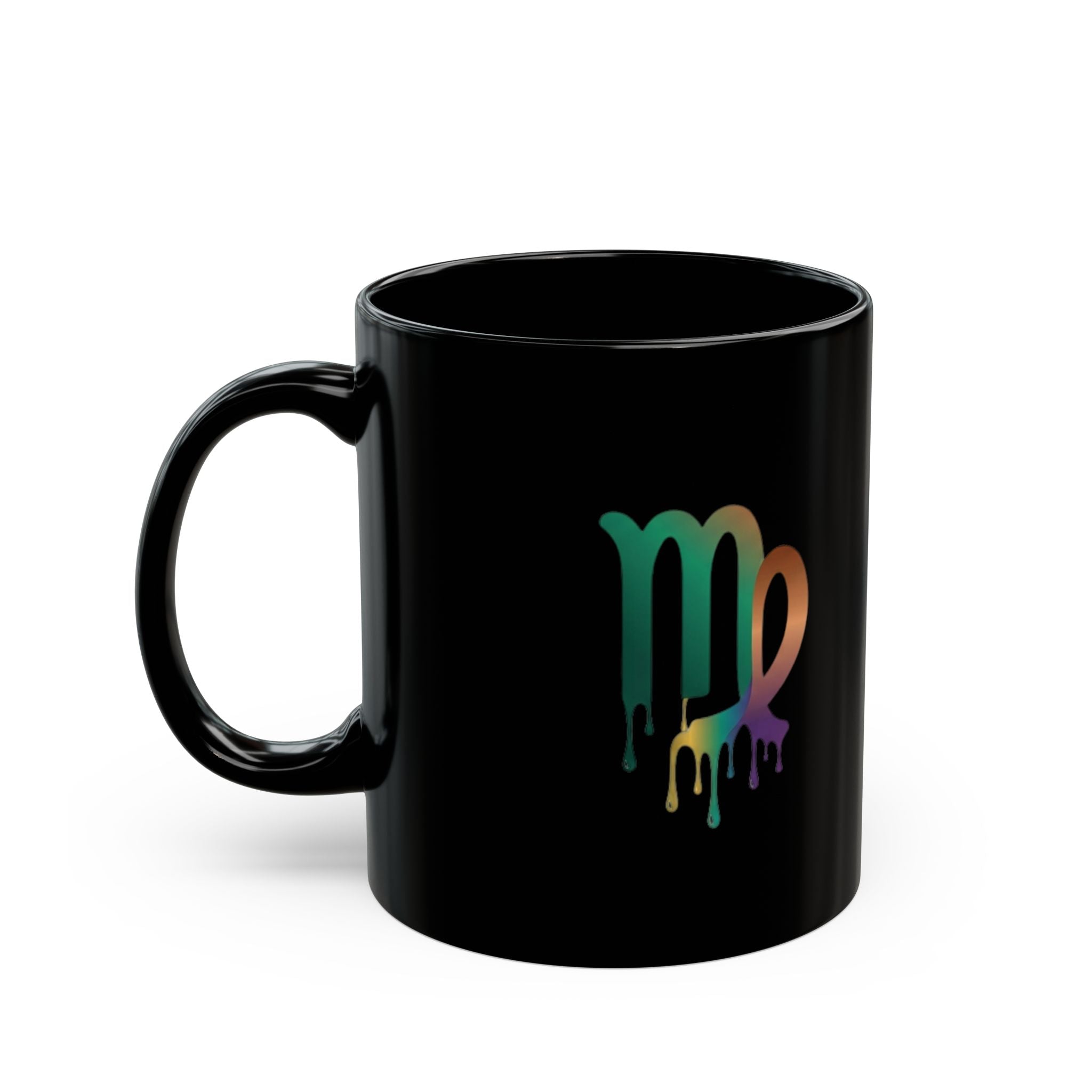 Virgo Drip Zodiac Mug — Colorful Virgo Astrology Coffee Cup