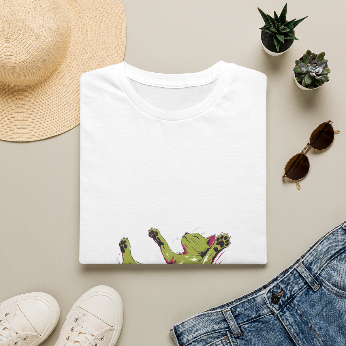 Cute Playful Lion Cub Artistic Sketch White Graphic Tee - Trending Now - September 2026