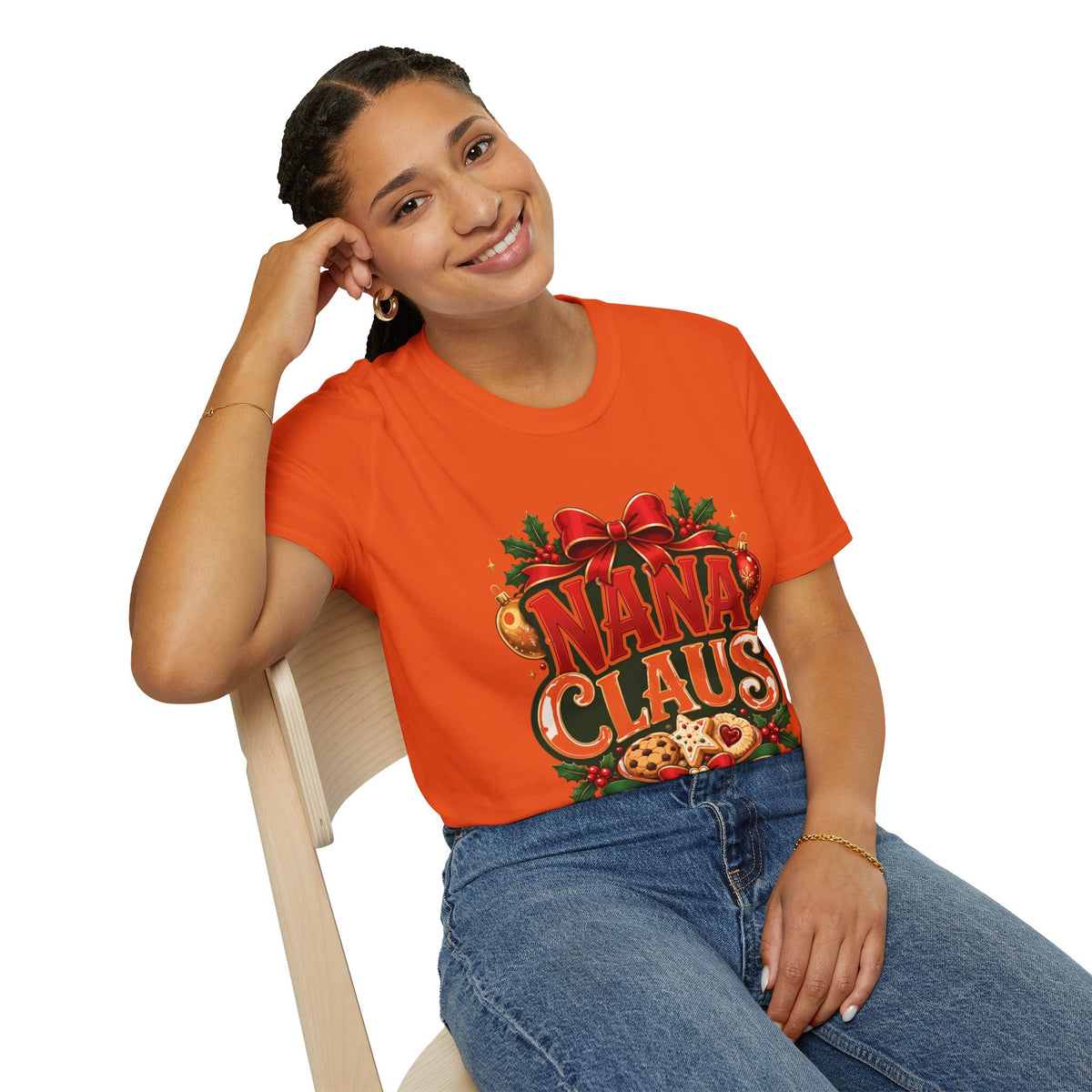 Nana Claus Christmas Tee — Festive Holiday Grandma T-Shirt