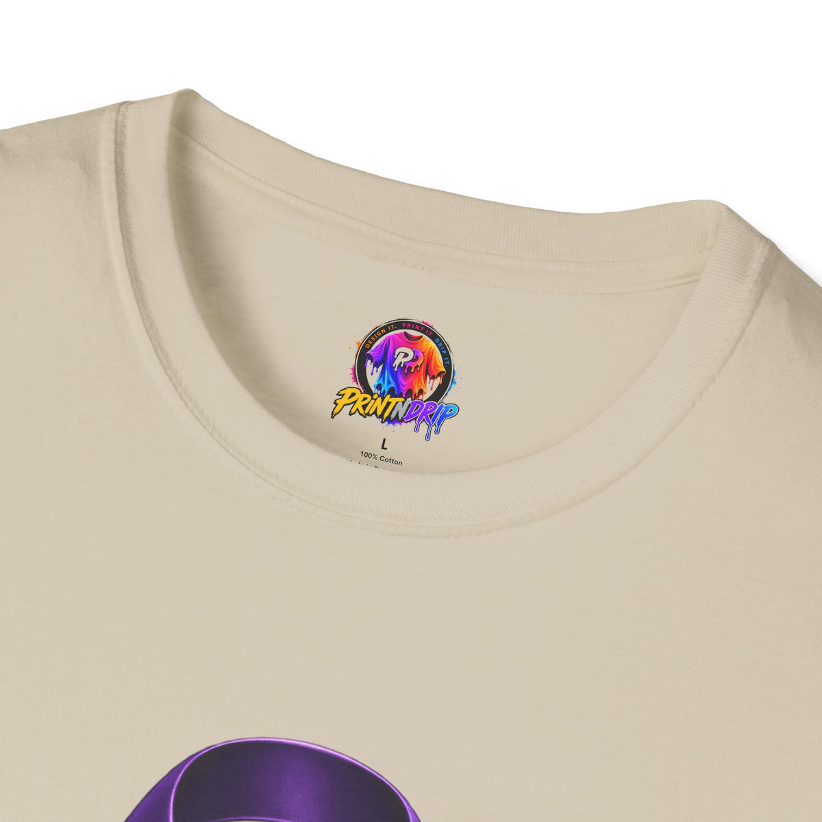 Break The Cycle Purple Ribbon T-Shirt — Domestic Violence Awareness Tee