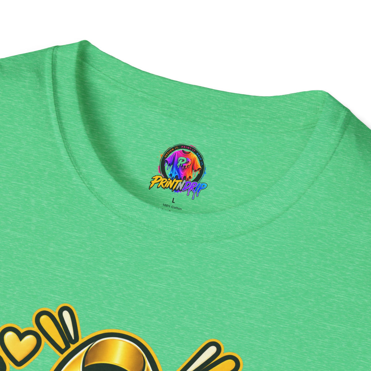 Childhood Cancer Awareness T-Shirt — "Love for the Little Warriors" Yellow Ribbon