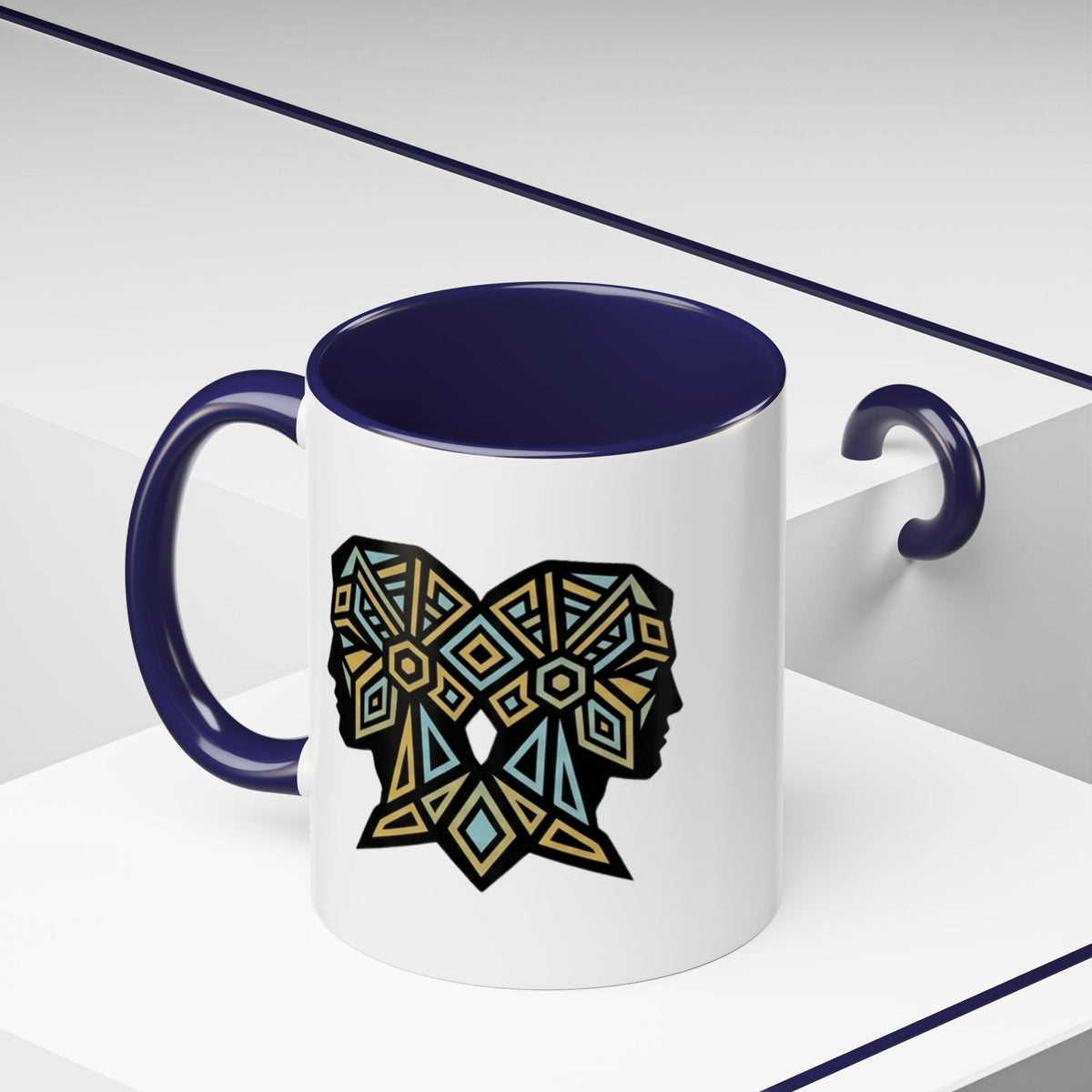 Gemini Zodiac Accent Coffee Mug