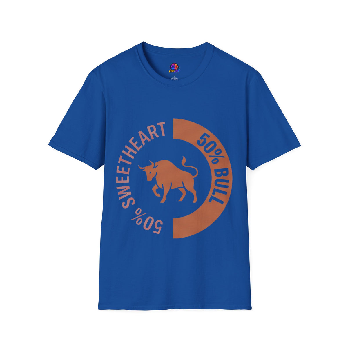 Taurus Bull 50% Sweetheart Graphic T-Shirt — Zodiac Taurus Valentine Tee