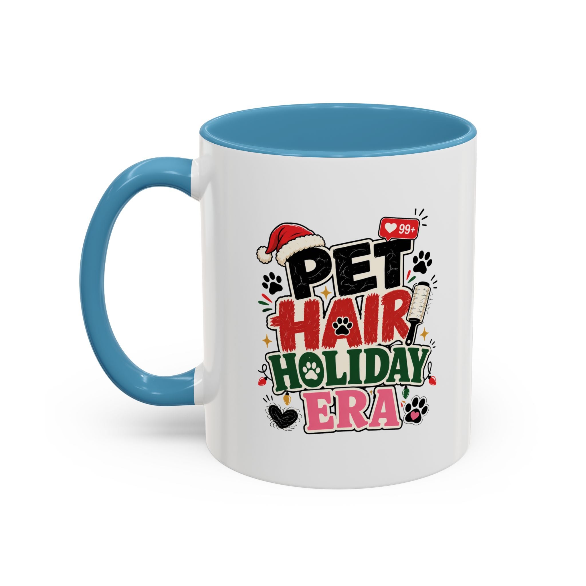 Modern Day Christmas Pet Hair Holiday Era Coffee Mug
