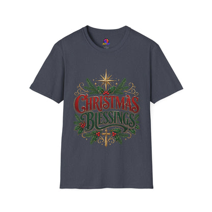 Christmas Blessings T-Shirt – Festive Holiday Graphic Tee