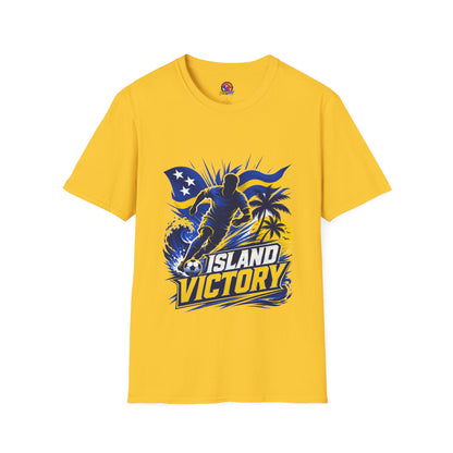 Curacao Island Victory T-Shirt — Tropical Surf Soccer Graphic Tee