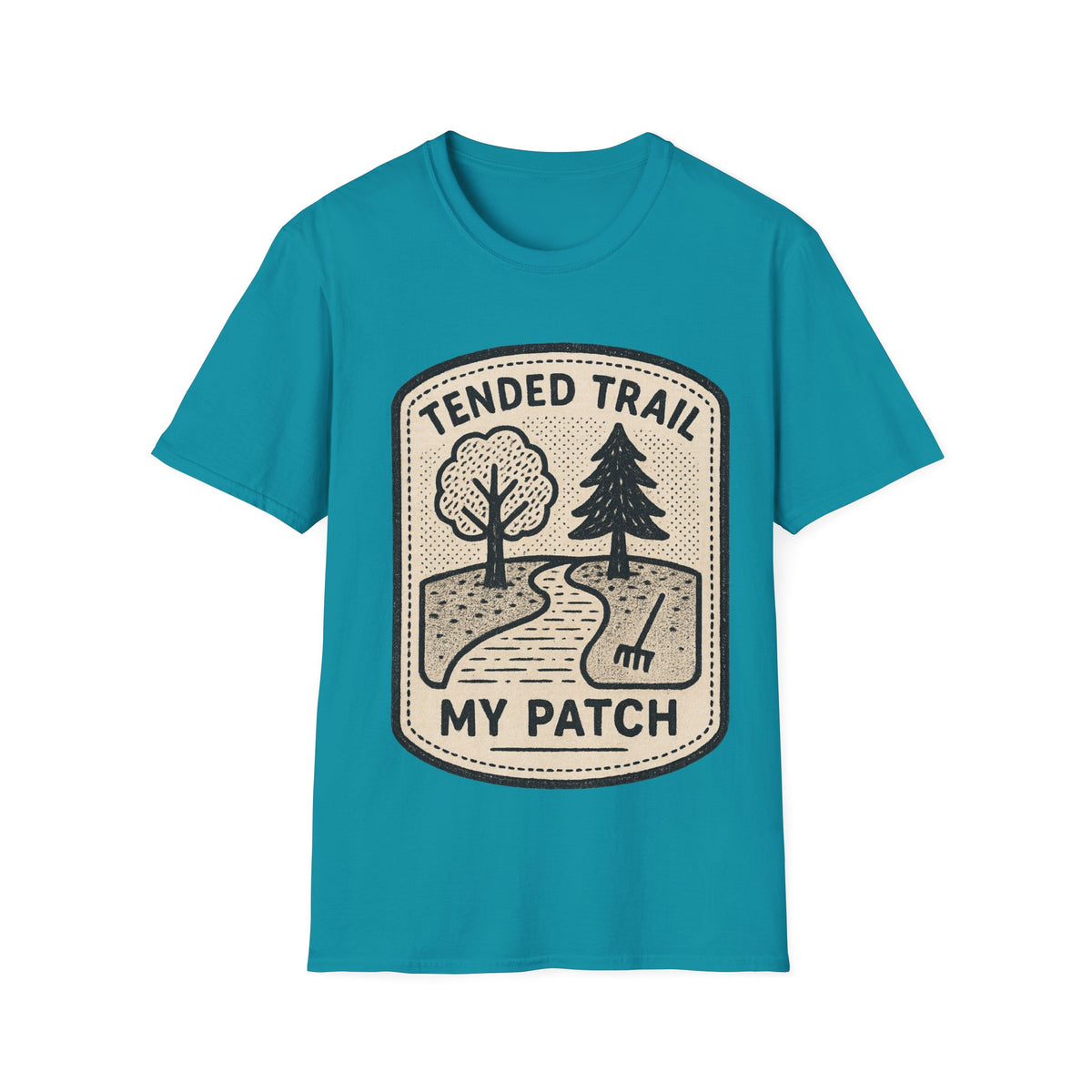 Guided Trail My Patch Vintage Badge T-Shirt, Retro Outdoor Hiking Graphic Tee - Trending Now - September 2026