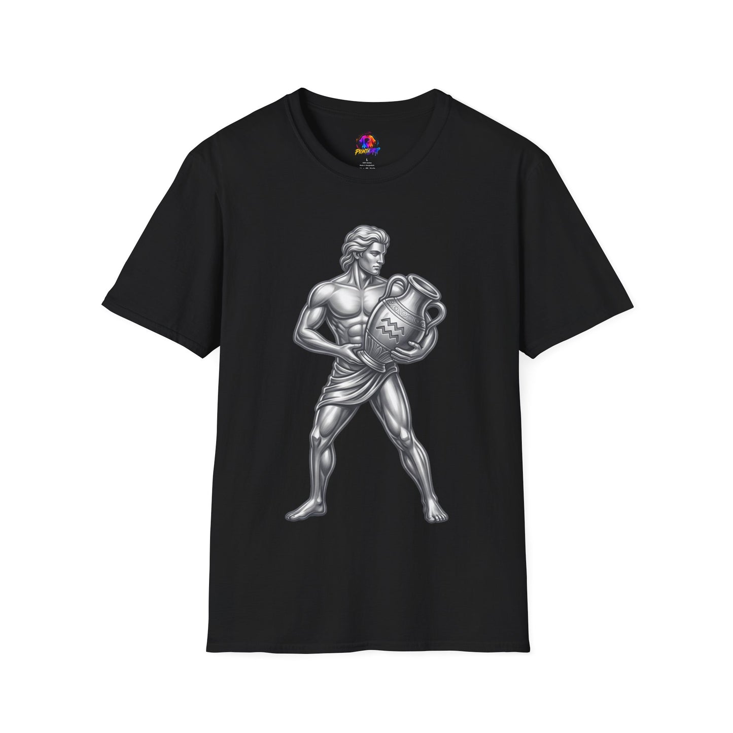 Aquarius Zodiac T-Shirt — Mythic Water Bearer Astrology Tee