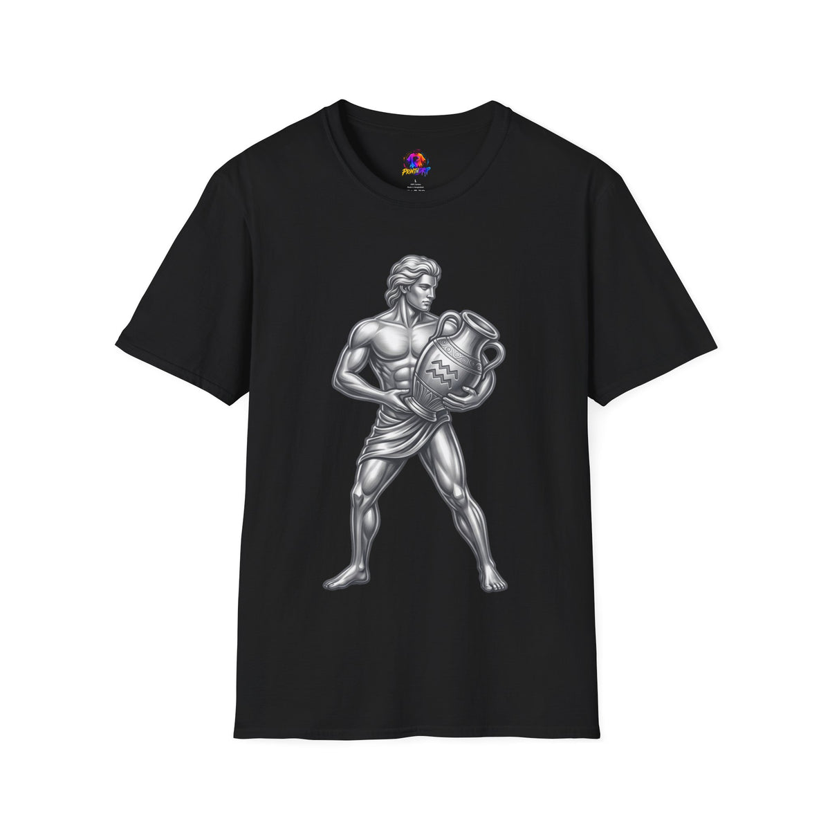 Aquarius Zodiac T-Shirt — Mythic Water Bearer Astrology Tee
