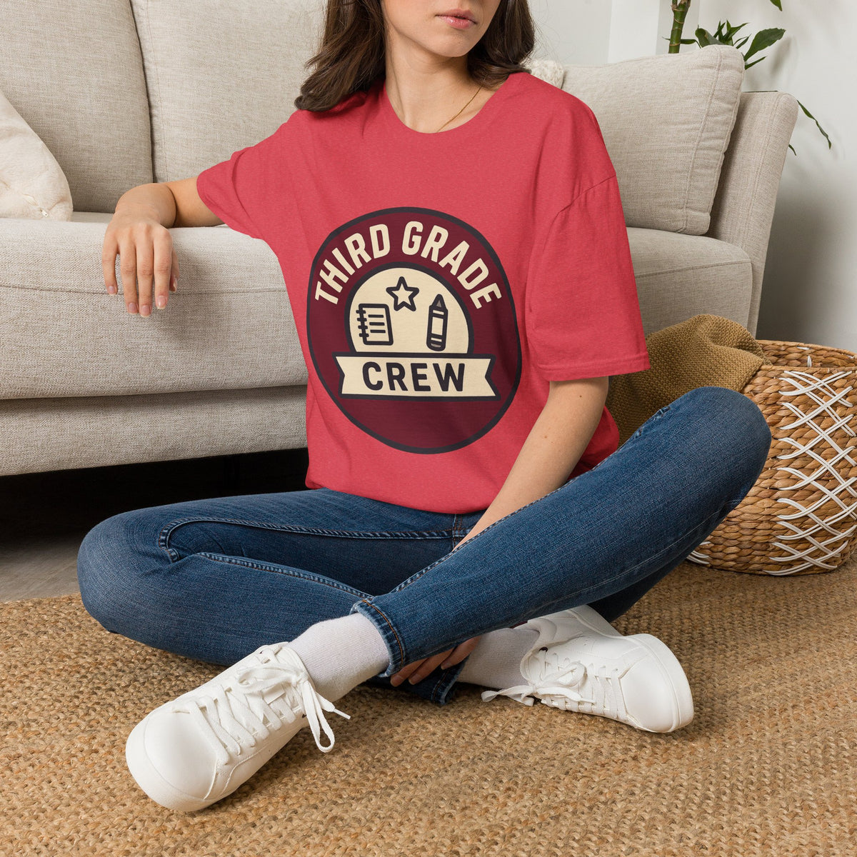 Third Grade Crew T-Shirt — Retro School Teacher & Student Tee - Trending Now - August 2026