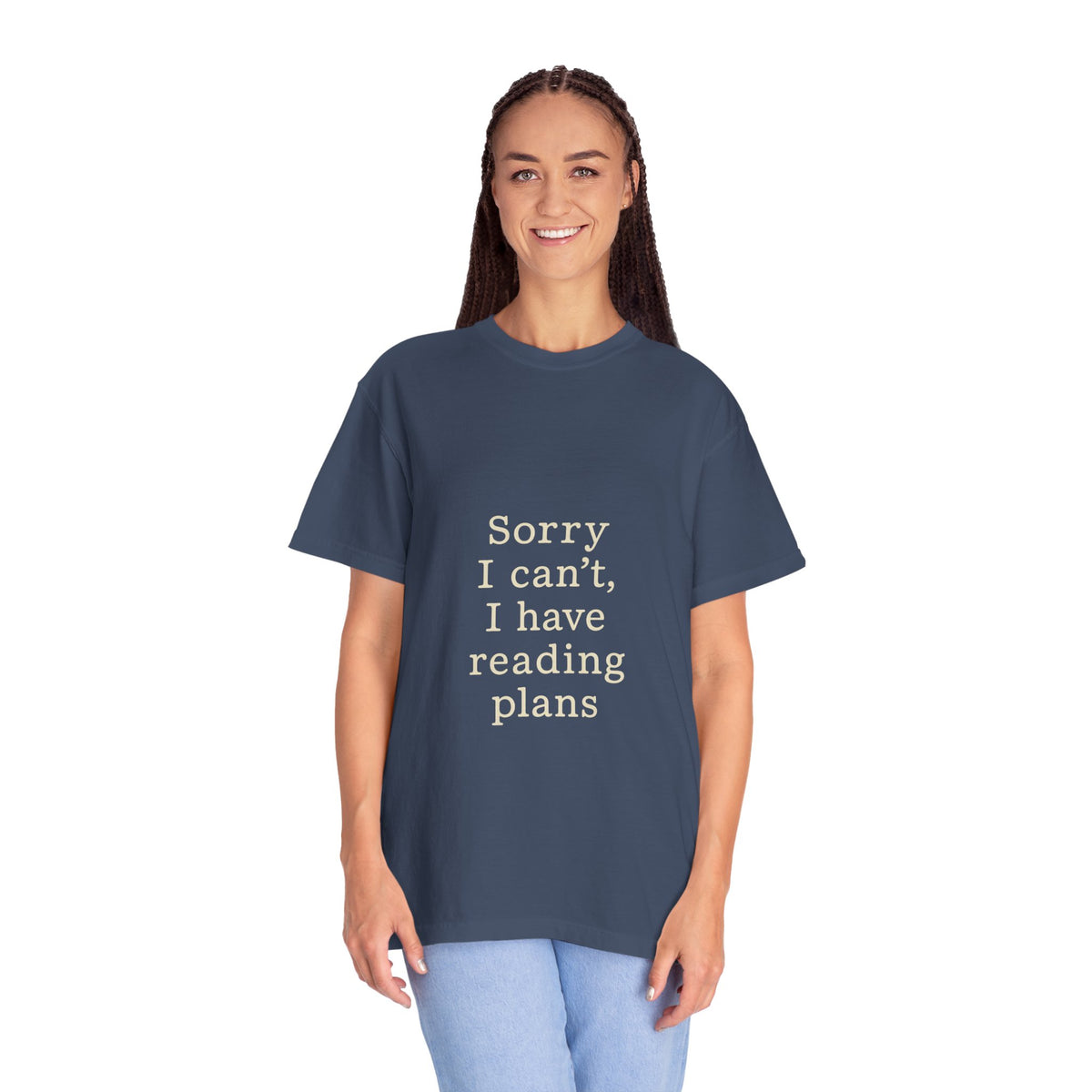 Reading Plans T-Shirt — "Sorry I Can't, I Have Reading Plans" Literary Tee - Trending Now - October 2026