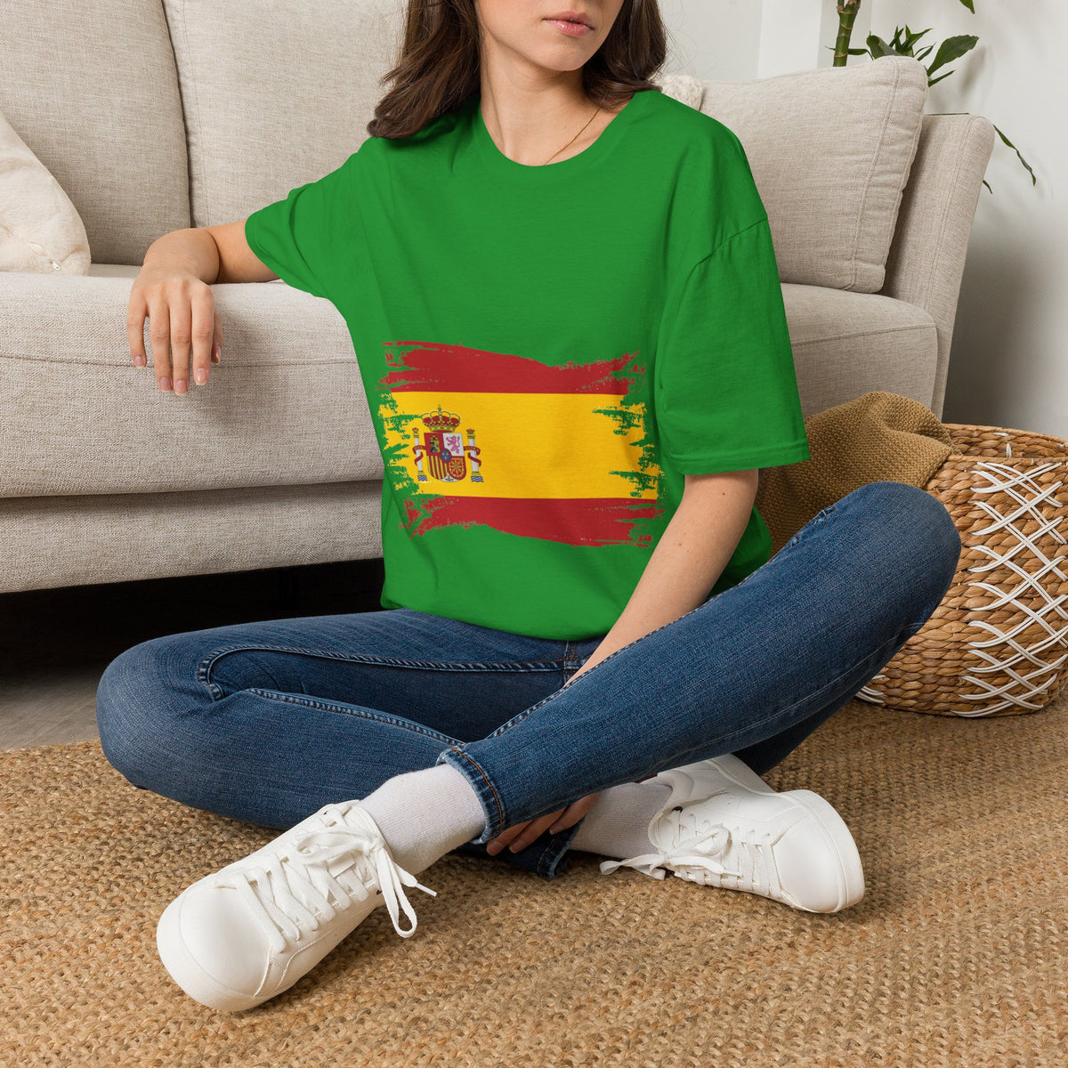 Spain Flag T-Shirt — Distressed Spanish Flag Graphic Tee