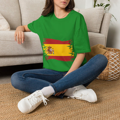 Spain Flag T-Shirt — Distressed Spanish Flag Graphic Tee