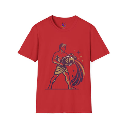 Aquarius Zodiac T-Shirt — Water Bearer Astrology Tee