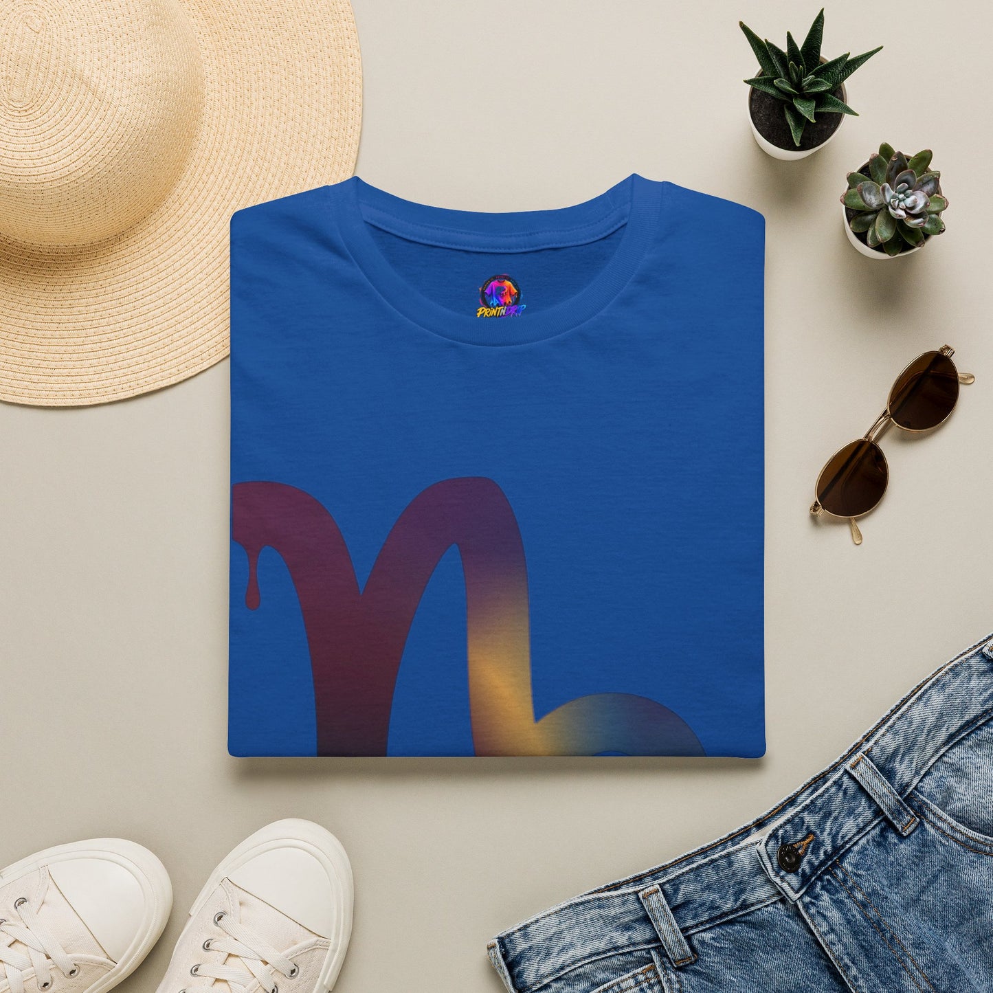 Dripping Gradient Capricorn T-Shirt