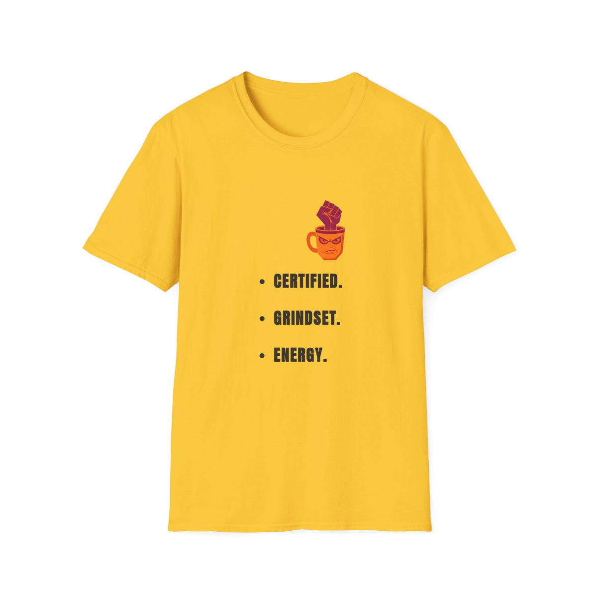 Certified Mindset Tee — "Certified. Mindset. Energy." Motivational Graphic T-Shirt - Trending Now - September 2026