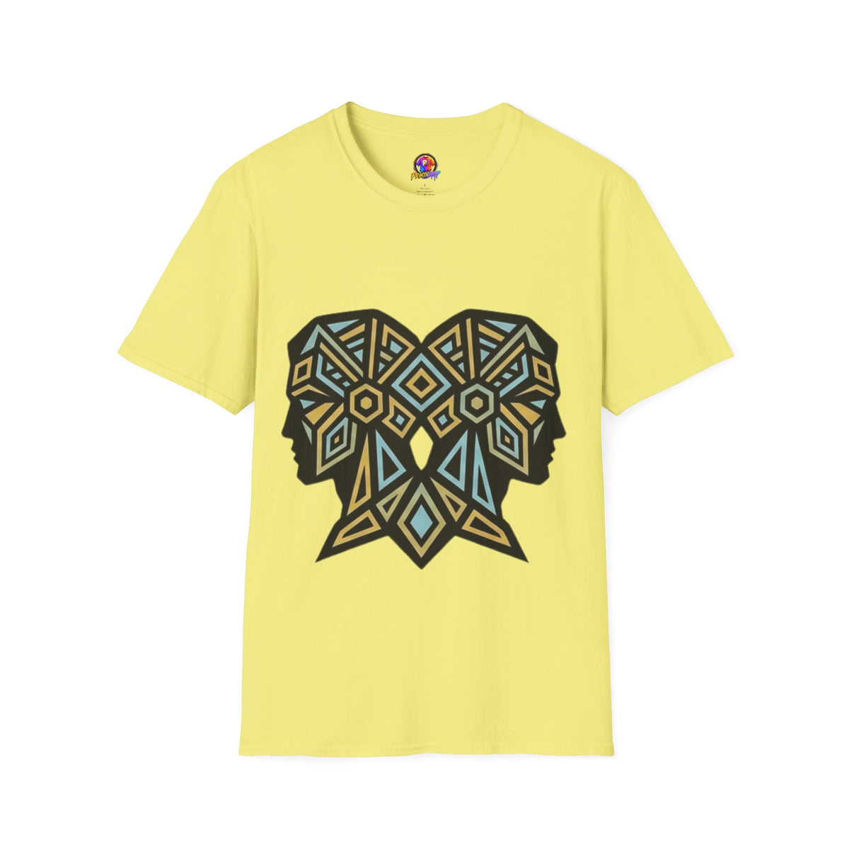 Geometric Elephant Tee — Tribal Mosaic Elephant Graphic T-Shirt