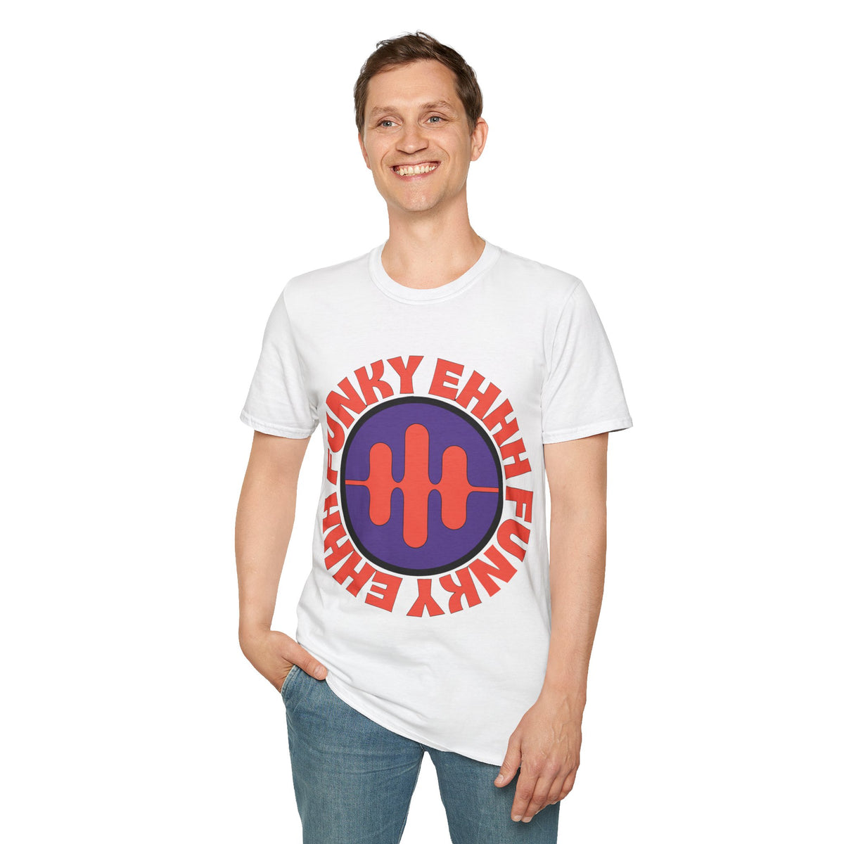 Funky Ehhh! Graphic T-Shirt – Retro Groove Logo Tee - Trending Now - August 2026