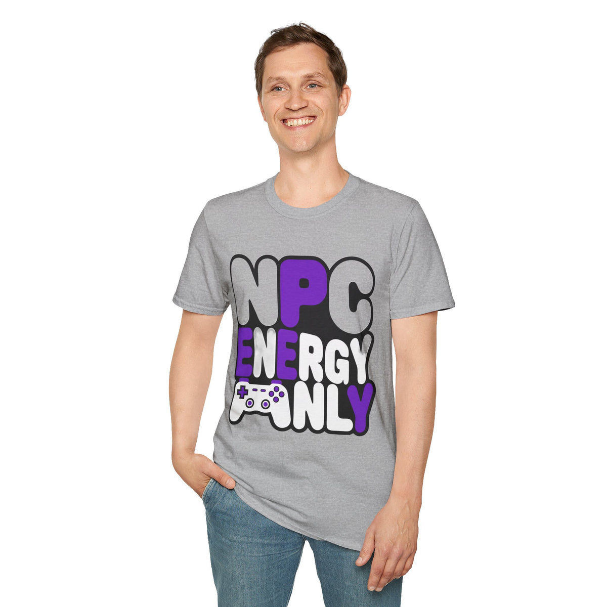 NPC Energy Only T-Shirt — Gamer Graphic Tee - Trending Now - August 2026