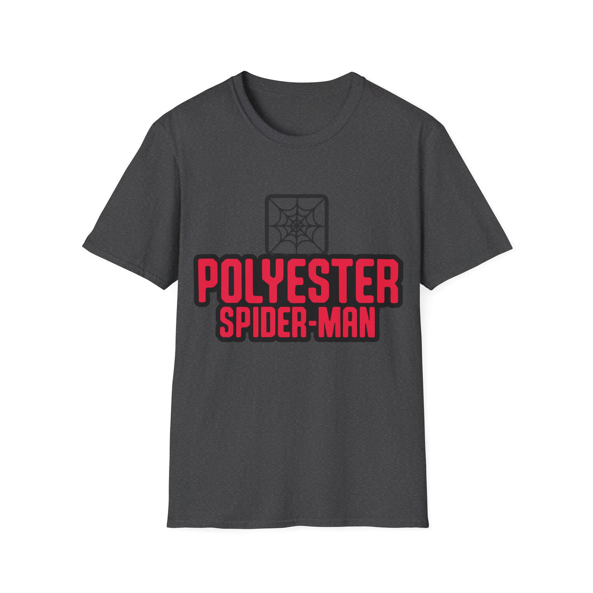 Spider-Man Polyester Graphic Tee — Bold Retro Logo Spiderweb T-Shirt - Trending Now - August 2026