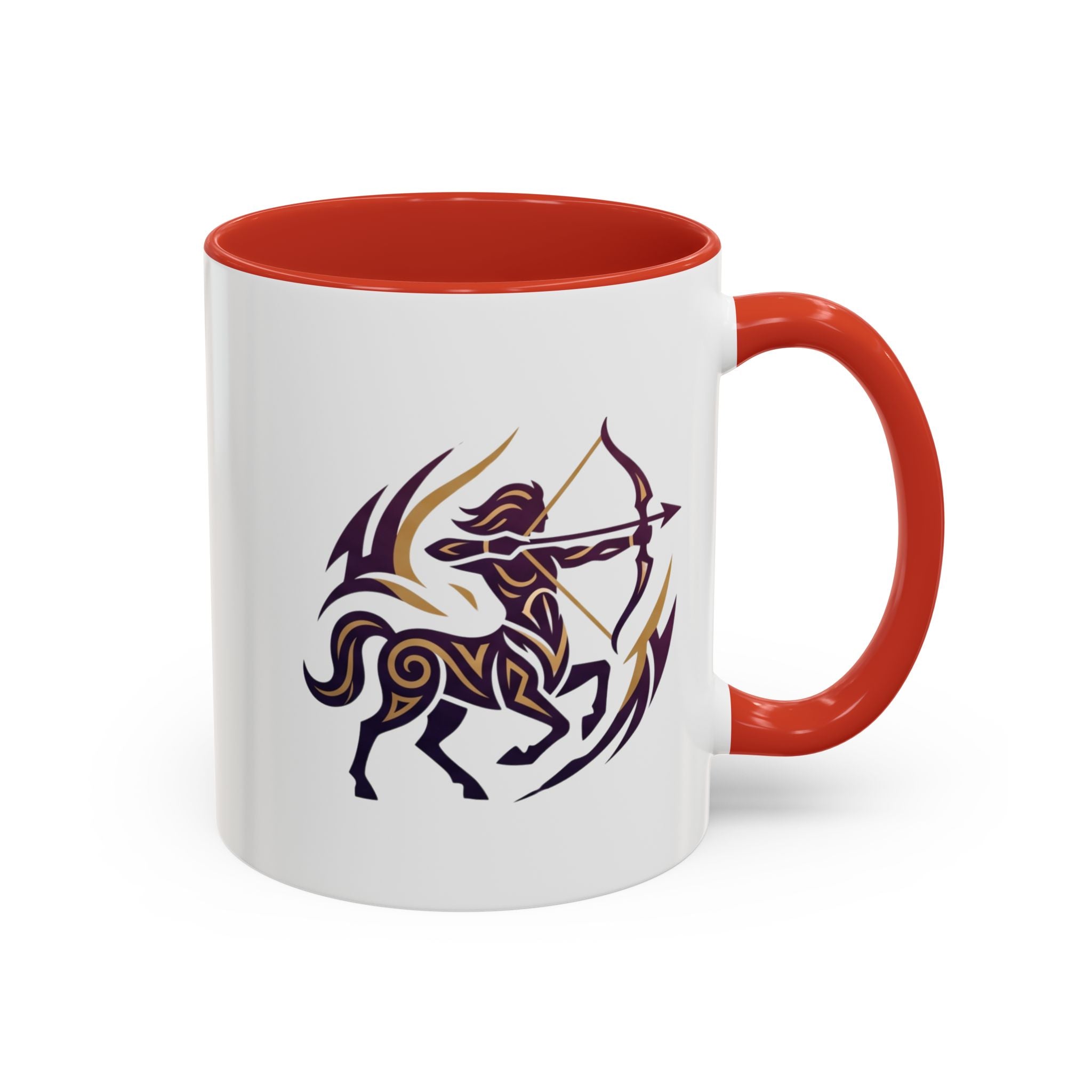 Sagittarius Zodiac Coffee Mug — Archer Centaur Astrology Accent Mug
