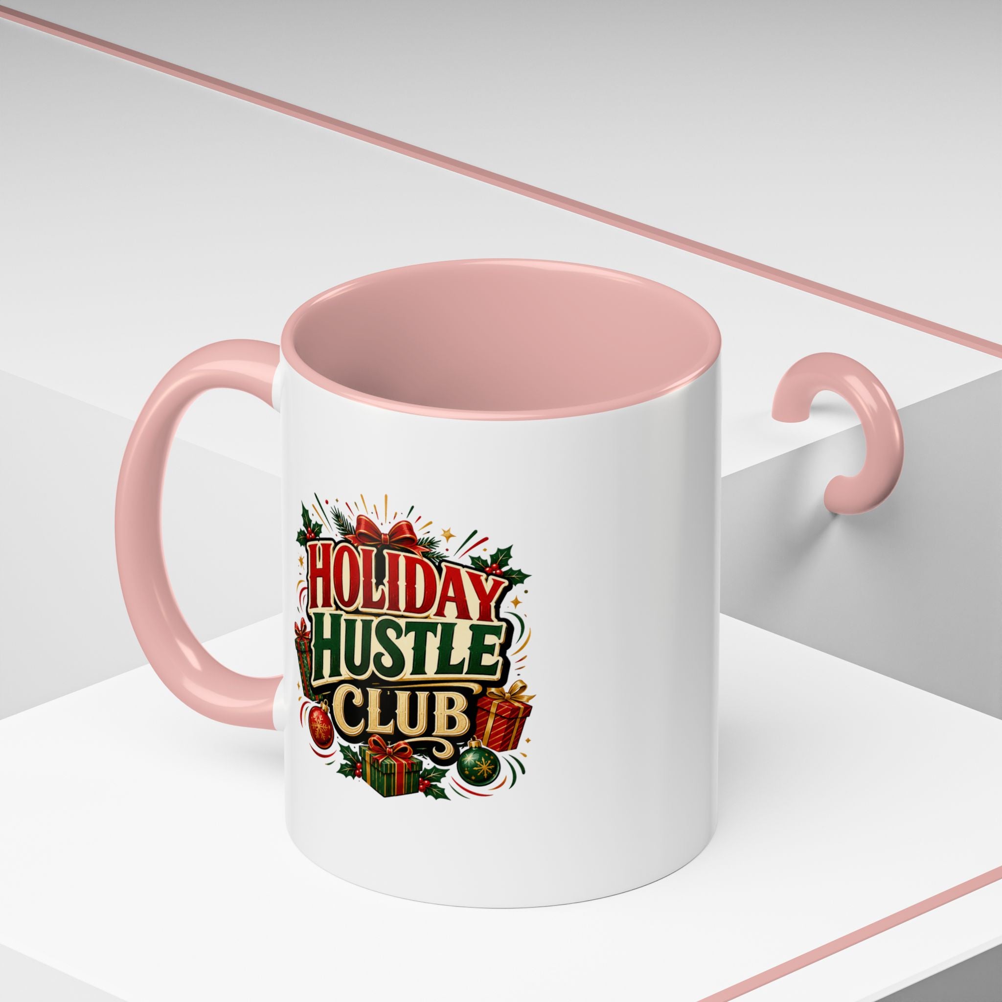 Accent Coffee Mug Holiday Hustle Club