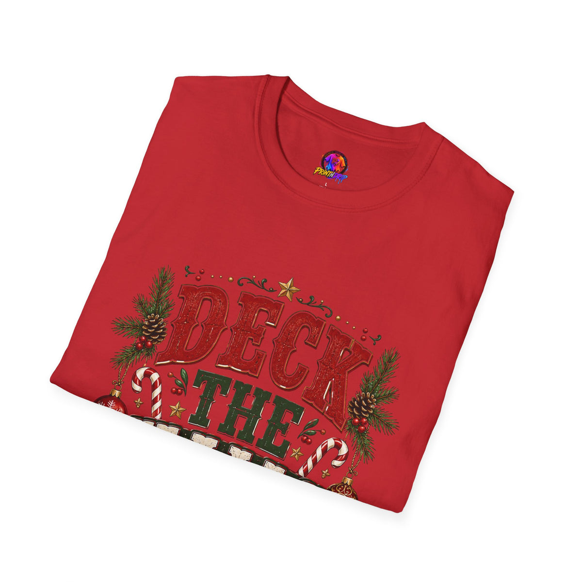 Deck the Halls Y'All T-Shirt — Festive Christmas Holiday Tee
