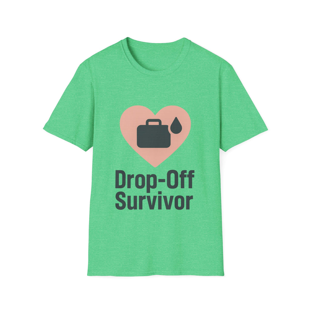 Drop-Off Survivor T-Shirt — Heart & Inkjet Printer Rescue Tee - Trending Now - August 2026