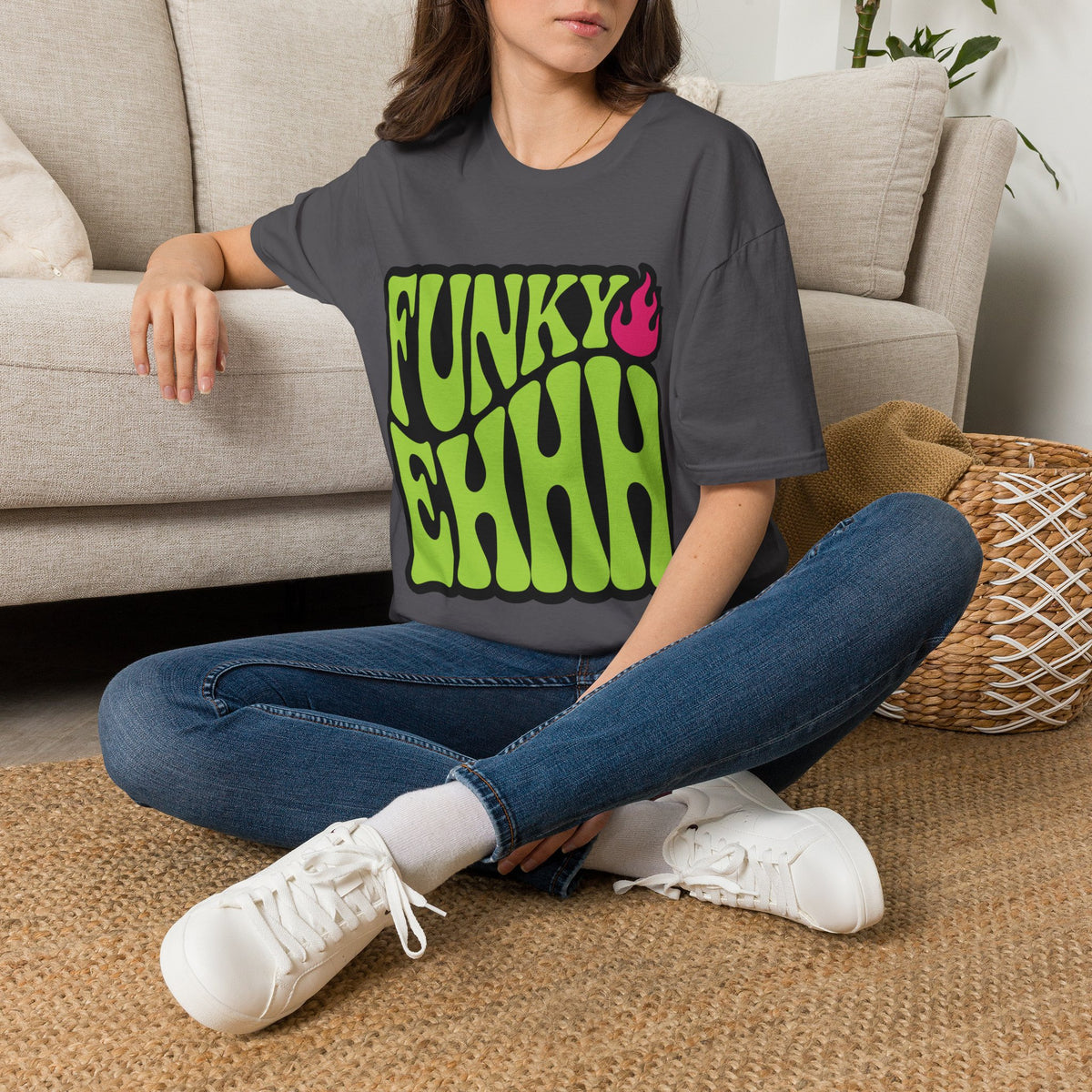 Funky Chili T-Shirt — Retro Psychedelic Green Flame Graphic Tee - Trending Now - August 2026
