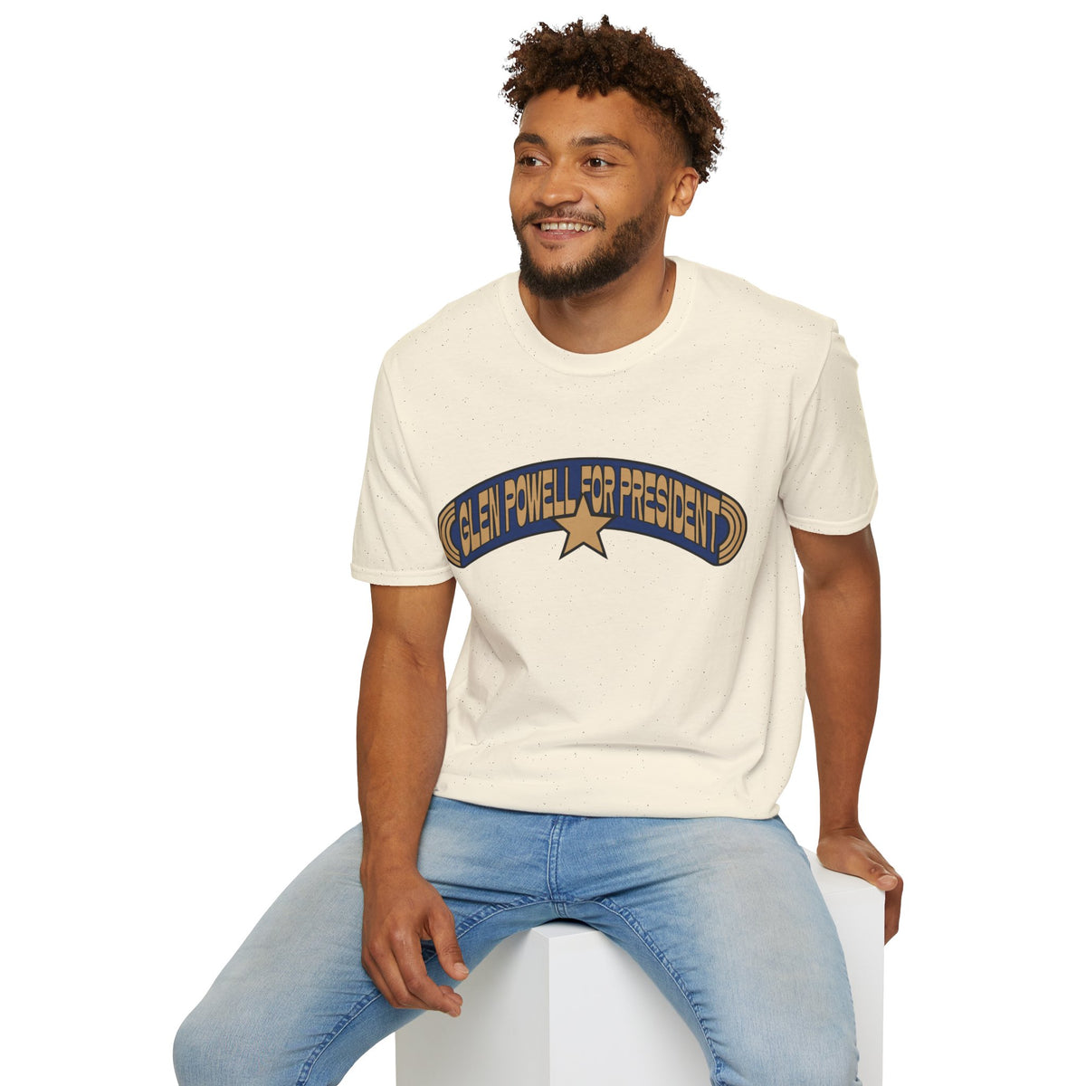 Graphic T-Shirt — Retro Banner "Free To Be Yourself" Design - Trending Now - August 2026