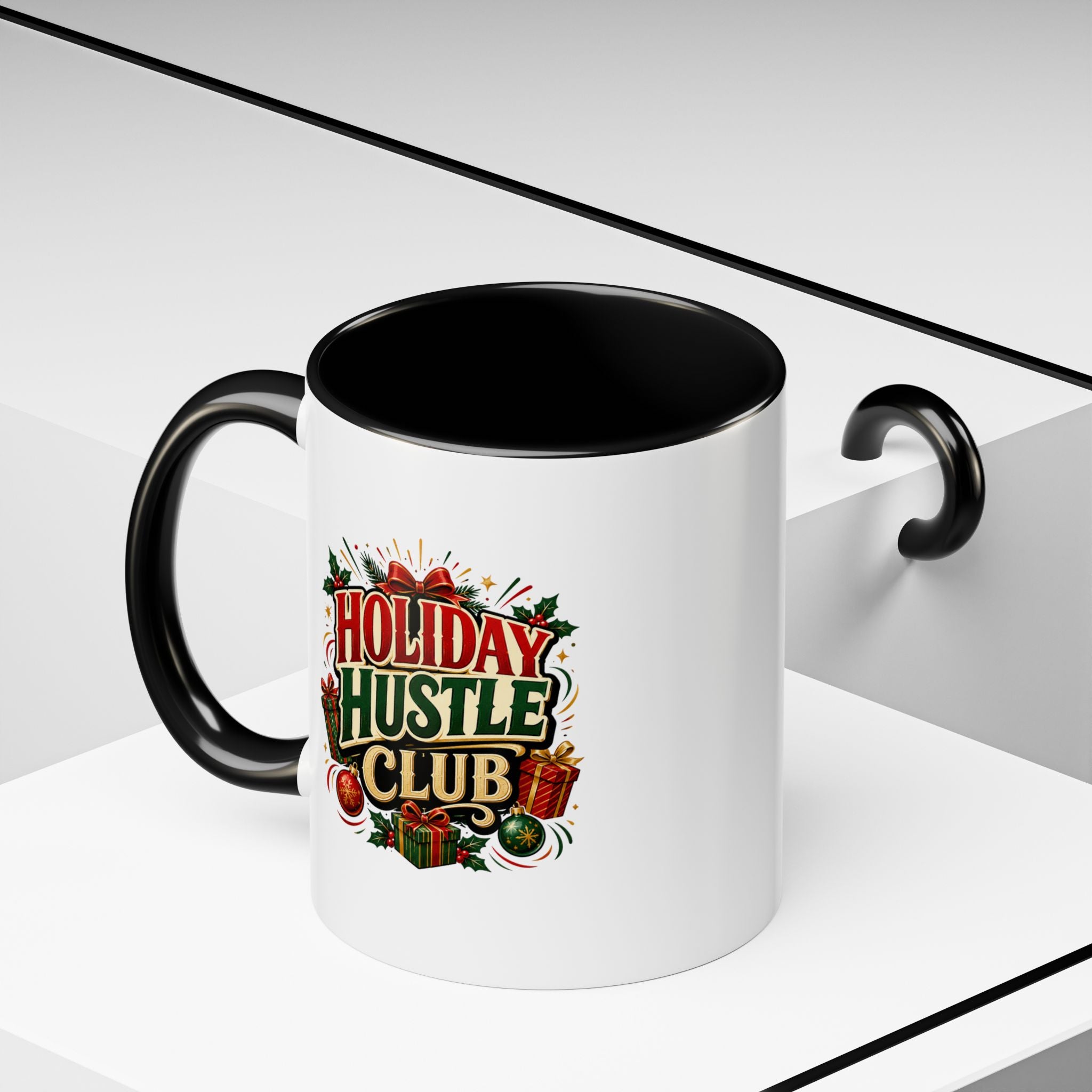 Accent Coffee Mug Holiday Hustle Club