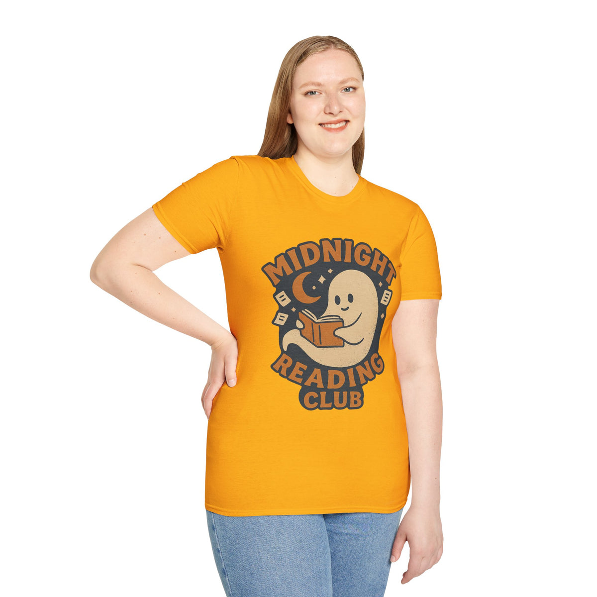 Midnight Reading Club T-Shirt — Cute Ghost Booklover Tee - Trending Now - August 2026