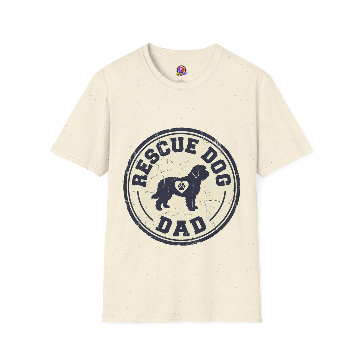 Rescue Dog Dad T-Shirt – Vintage Shelter Pup Support Tee
