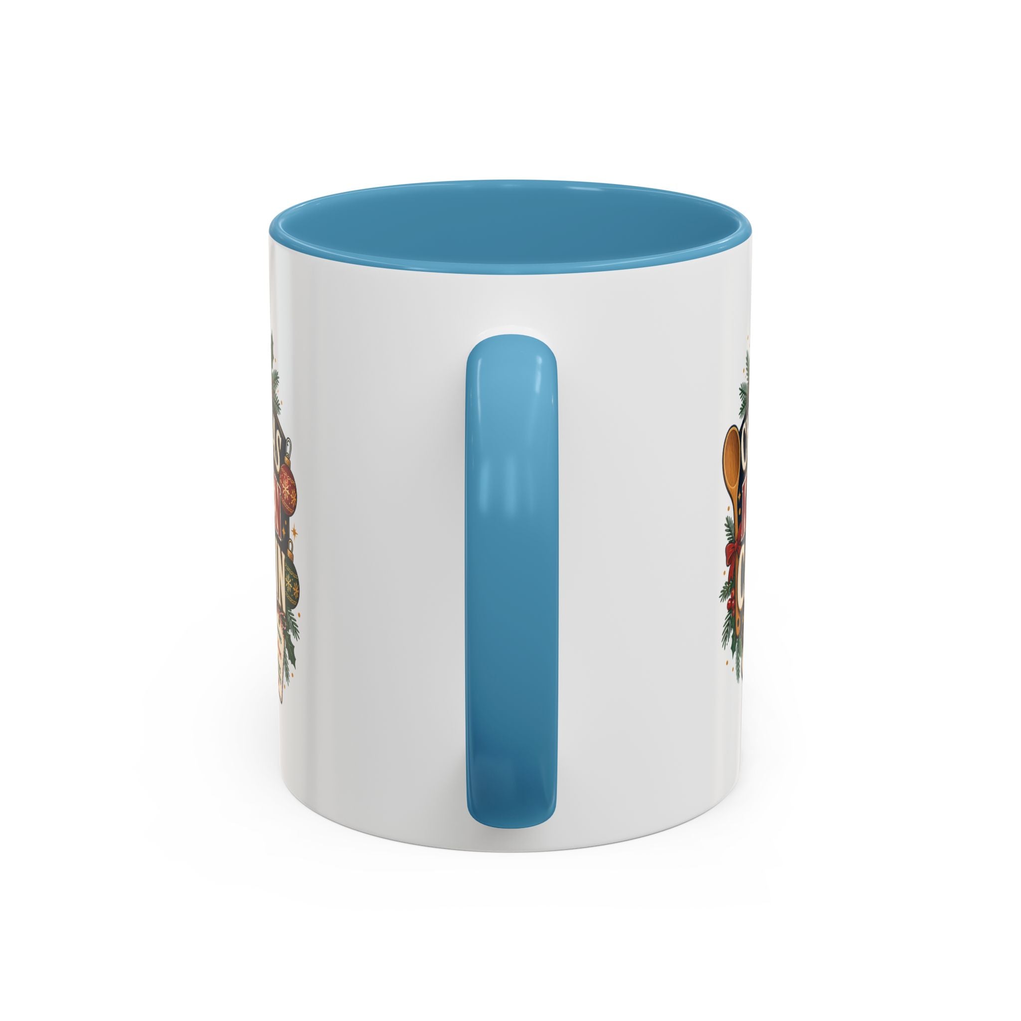 Modern Day Christmas Kitchen Captain Accent Coffee Mug — Holiday Baking Chef Gift (11/15oz)