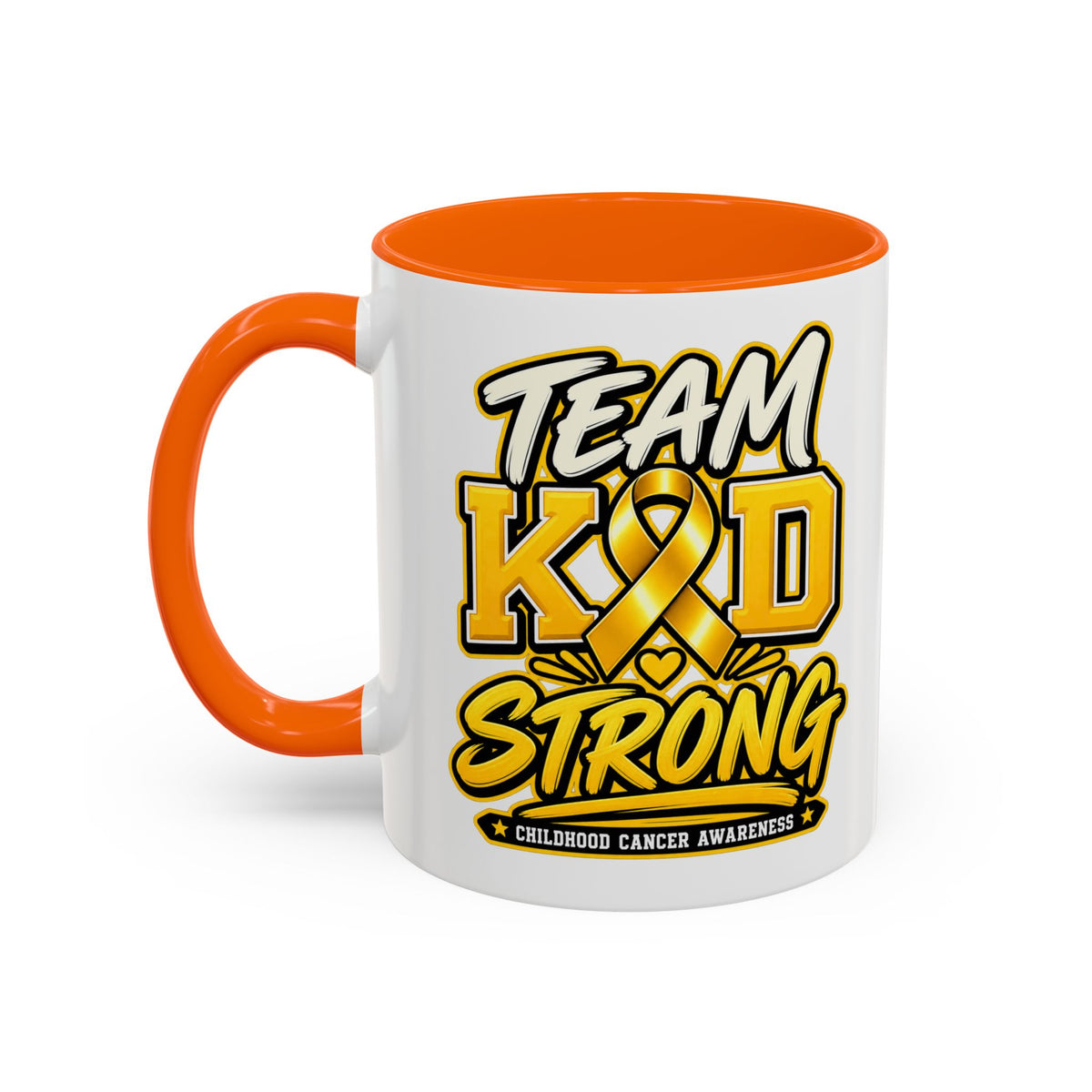 Team KID Strong Childhood Cancer Awareness Coffee Mug