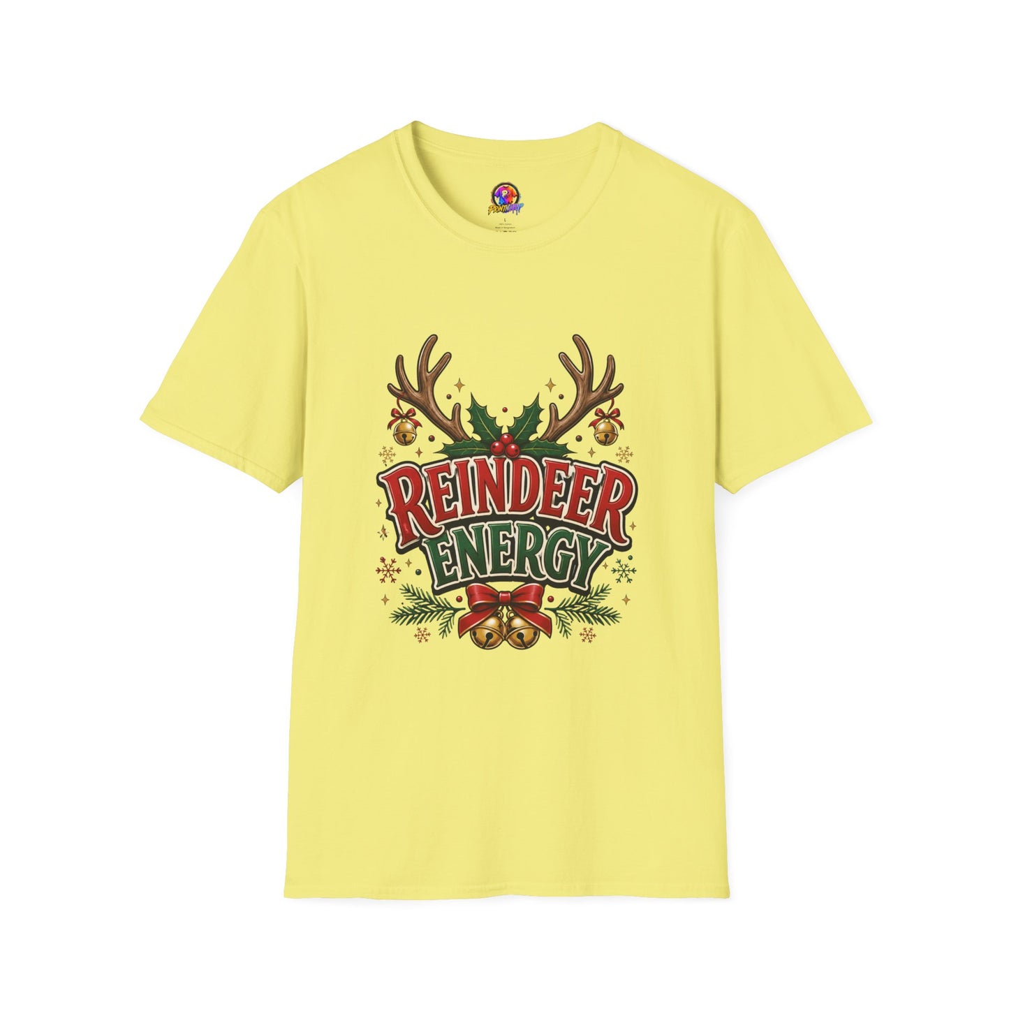 Reindeer Energy Christmas T-Shirt