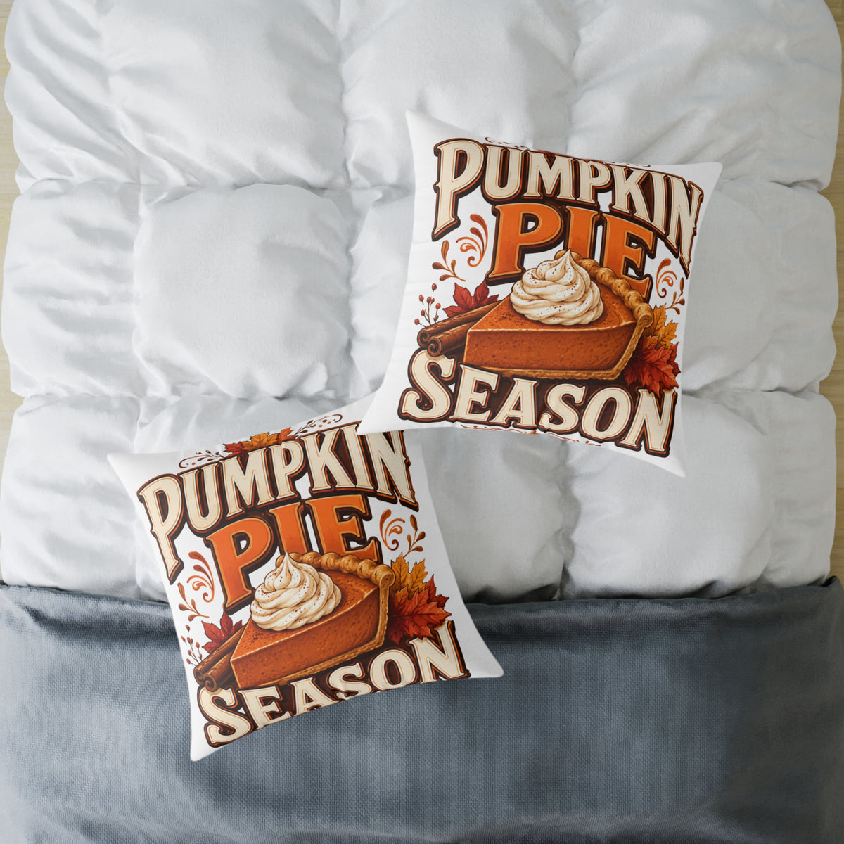 Thanksgiving Pumpkin Pie Season Throw Pillow