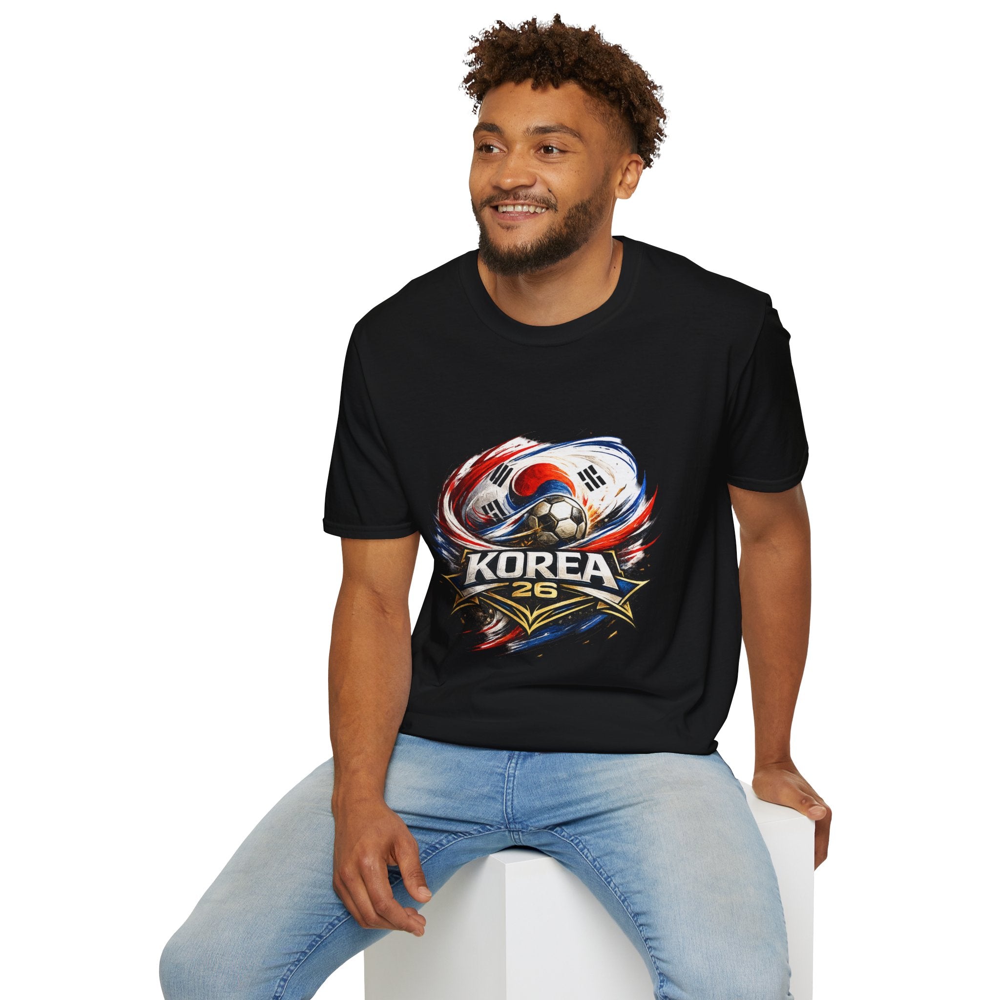 Korea Soccer T‑Shirt — Korea Football Crest Tee