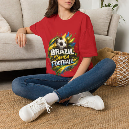 Brazil Samba Football T‑Shirt